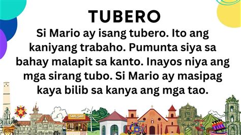 TUBERO (Tagalog).